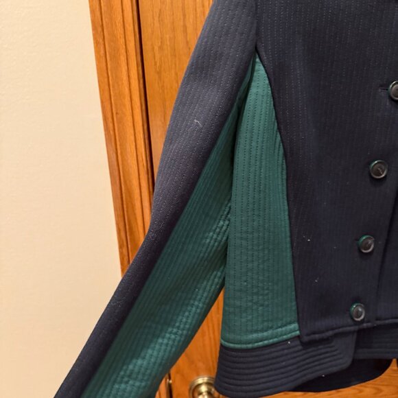 Tory Burch CANTER RIDING JACKET, Navy Size: 14 - Picture 7 of 10